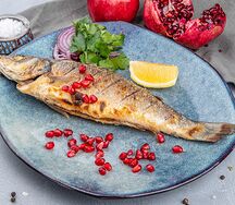 Форель на углях