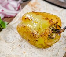 Перец болгарский на углях