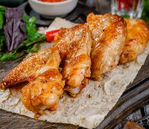 Шашлык из куриных крыльев