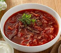 Борщ с говядиной