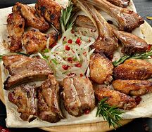 Ассорти мяса на косточке