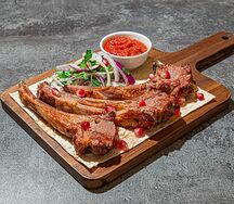 Шашлык из бараньей корейки