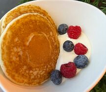 Оладьи со сметаной