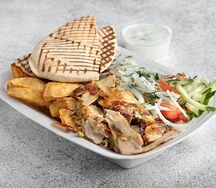 Шаверма на тарелке Just 