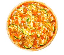 Пицца цыпленок с грибами