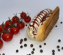 Хот-дог с сосиской