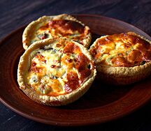 Киш с курицей и грибами