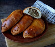 Кулебяка с капустой