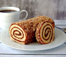 Рулет бисквитный