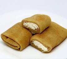 Блины с творогом 