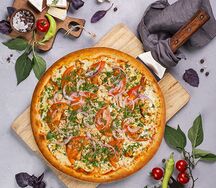Пицца шашлычная куриная