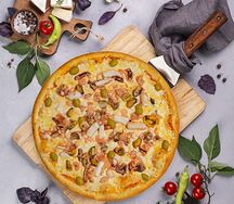 Пицца морской коктейль