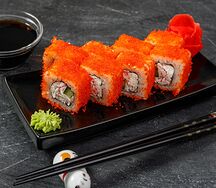 Ролл фирменный Калифорния с крабом