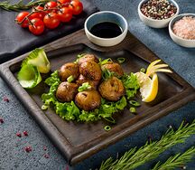 Шампиньоны на мангале