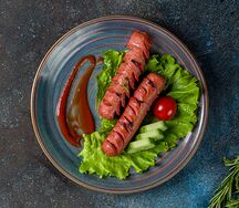 Сосиска жареная