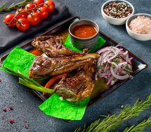 Шашлык из корейки барашка