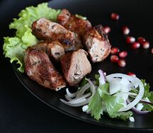 Шашлык из cвинoй шейки