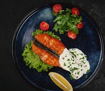 Стейк из лосося