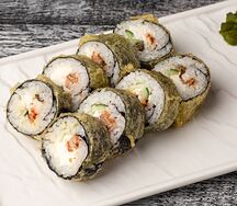 Ролл с угрём в темпуре