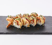 Ролл Королевская креветка с соусом манго