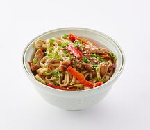 Вок Удон с курицей терияки