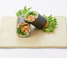 Суширитто с хрустящим Лососем