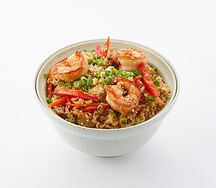 Вок Рис с Креветкой и устричным соусом