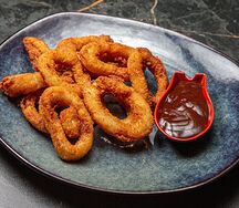 Жареные луковые кольца