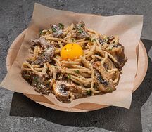 Карбонара с курицей