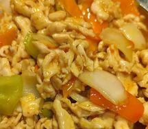 Курица под тайским соусом