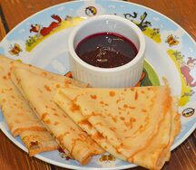 Блинчики с вареньем