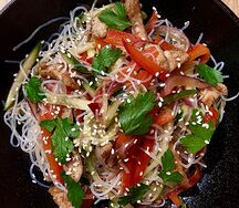 Фунчоза с курицей 