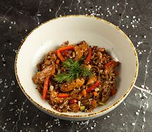 Wok с курицей