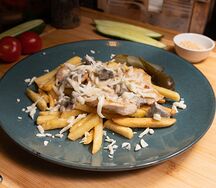 Картошка с курицей