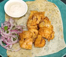 Шашлык из куриного филе