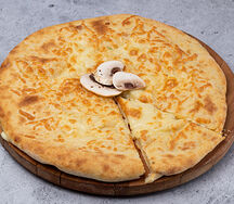 Хачапури с грибами и курицей