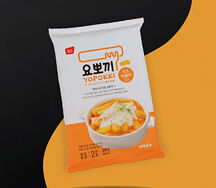 Рисовые палочки Cheese toppokki со вкусом сыра