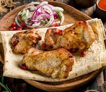 Шашлык из филе куриного бедра