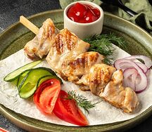 Шашлык из бедра курицы