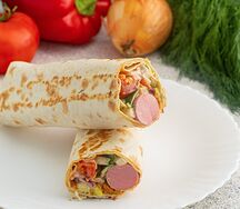 Хот-дог в лаваше