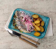 Сельдь с картофелем