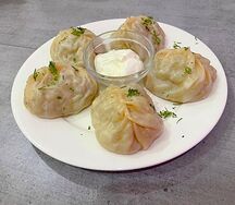 Манты с картофелем