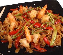 Wok c лапшой рамен