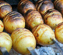 Картошка на углях