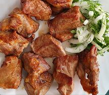 Шашлык из cвинoй шеи