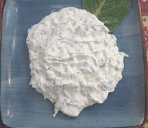Քամած մածունով