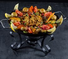 Садж-кебаб из ягненка с овощами