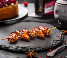 Шашлык из куриных крыльев
