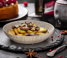 Картофель, жаренный с грибами