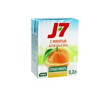 Բնական հյութ J7 նարնջի համով